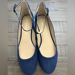 Dream Pairs Navy Suede Shoes NEW